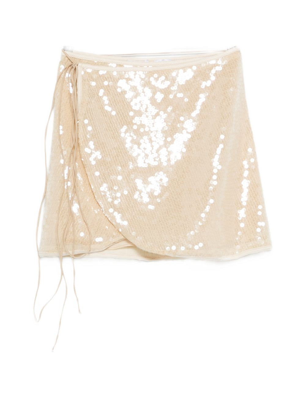 Minigonna con nodo in beige Oséree - donna 