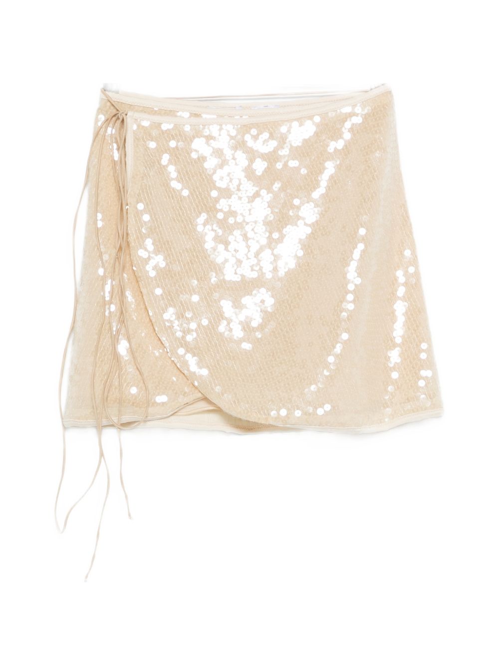 Minigonna con nodo in beige Oséree - donna 