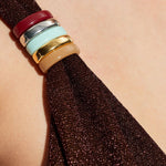 Bikini a triangolo con dettaglio ad anello in marrone Oséree - donna 