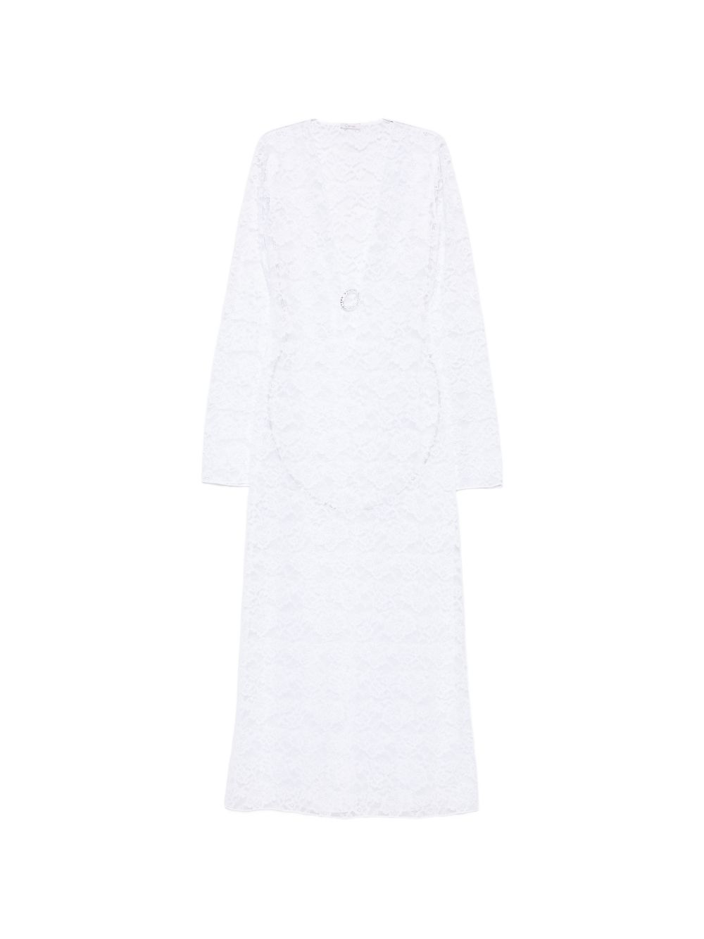Abito maxi in pizzo in bianco Oséree - donna 