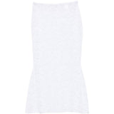 Gonna midi in pizzo in bianco Oséree - donna 