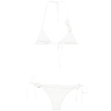 Completo bikini rosa da sposa in bianco Oséree - donna 