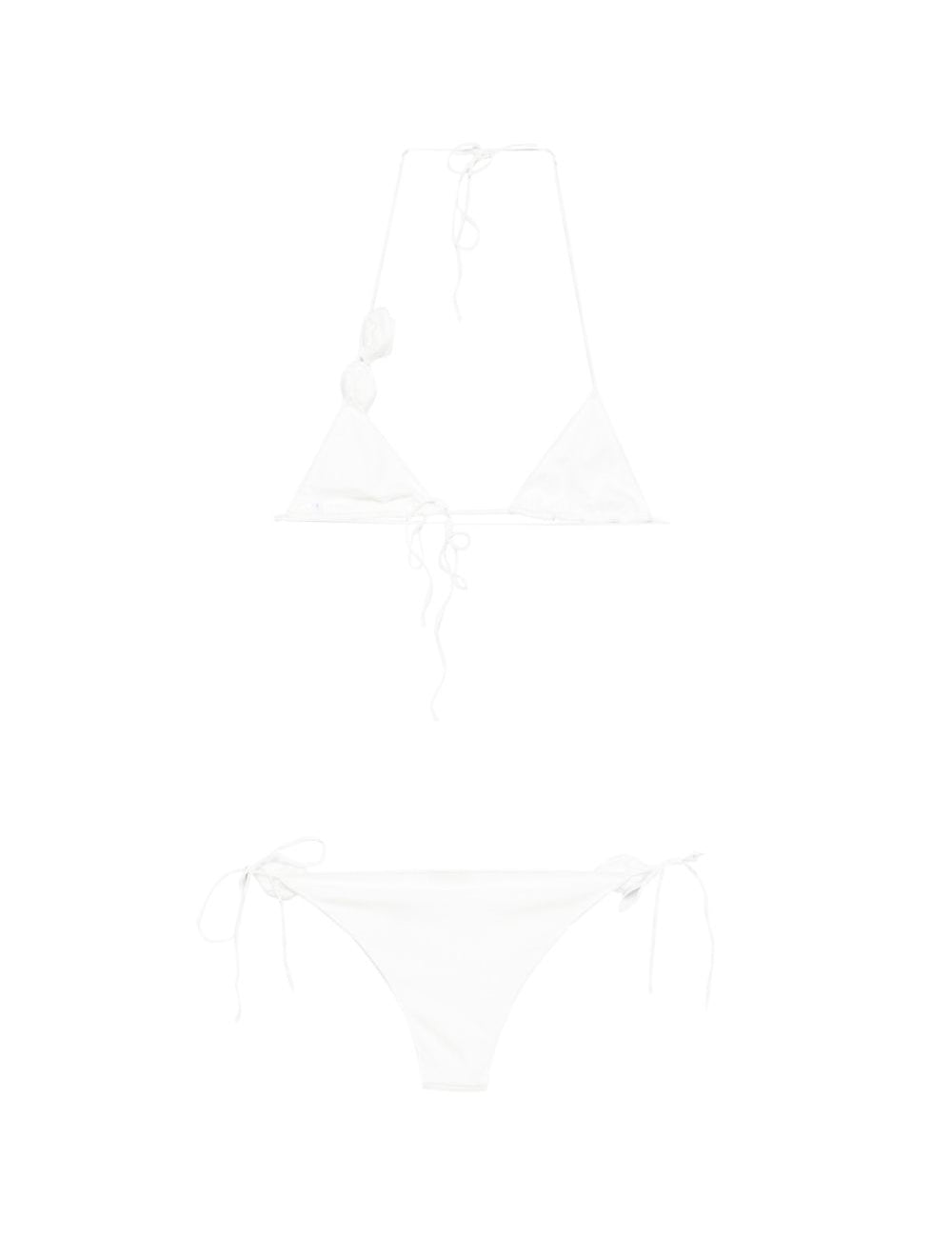 Completo bikini rosa da sposa in bianco Oséree - donna 