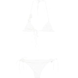 Completo bikini rosa da sposa in bianco Oséree - donna 