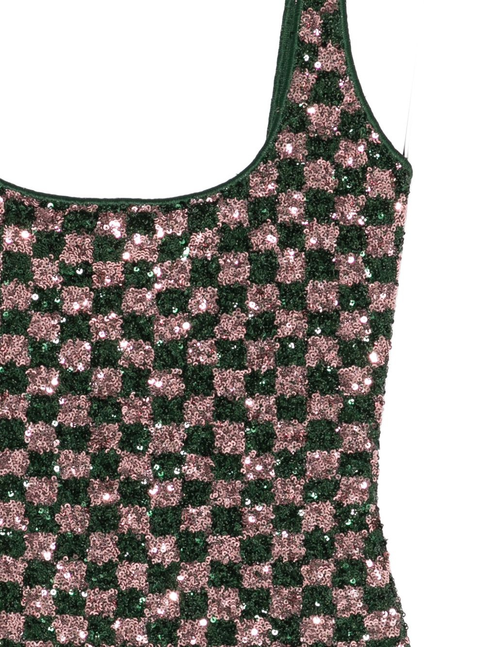 Costume da bagno con paillettes in verde e rosa Oséree - donna 