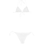 Bikini decorato con cristalli in bianco Oséree - donna 