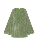 Abito corto con decorazione in verde Oséree - donna 