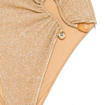 Costume da bagno monospala Lumière in oro Oséree - donna 