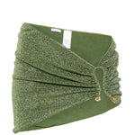 Minigonna lumière con dettagli applicati in verde Oséree - donna 