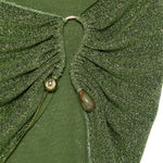 Minigonna lumière con dettagli applicati in verde Oséree - donna 