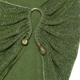 Minigonna lumière con dettagli applicati in verde Oséree - donna 