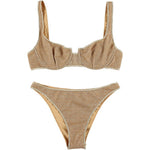 Set Bikini Lumière in oro Oséree - donna 