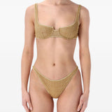 Set Bikini Lumière in oro Oséree - donna 
