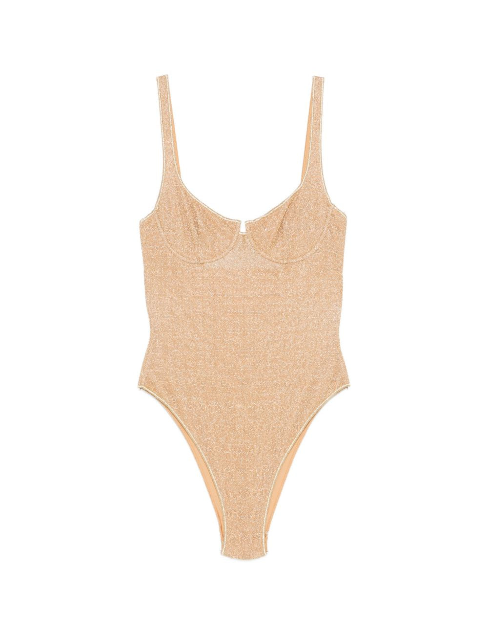 Costume da bagno con dettagli ritagliati in oro Oséree - donna 