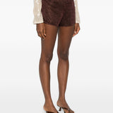 Shorts Lumière in marrone Oséree - donna 