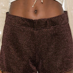 Shorts Lumière in marrone Oséree - donna 