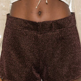 Shorts Lumière in marrone Oséree - donna 