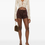 Shorts Lumière in marrone Oséree - donna 