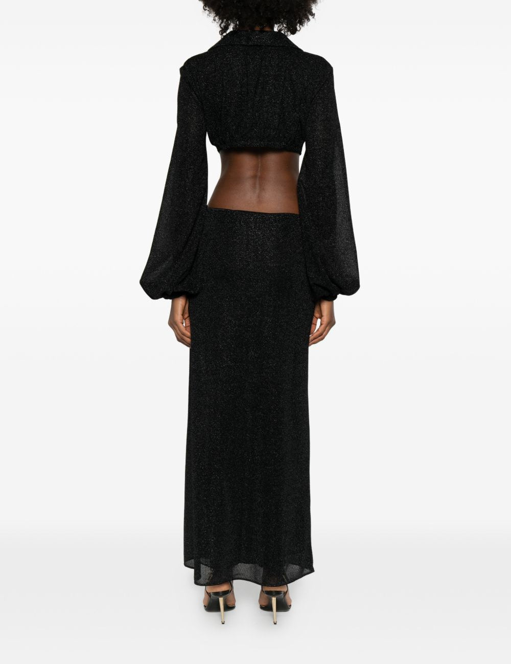 Abito con dettagli cut-out lumiere in nero Oséree - donna 