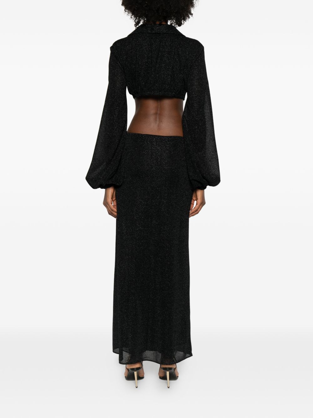 Abito con dettagli cut-out lumiere in nero Oséree - donna 