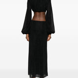 Abito con dettagli cut-out lumiere in nero Oséree - donna 