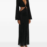 Abito con dettagli cut-out lumiere in nero Oséree - donna 