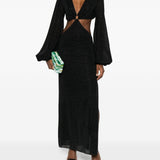 Abito con dettagli cut-out lumiere in nero Oséree - donna 