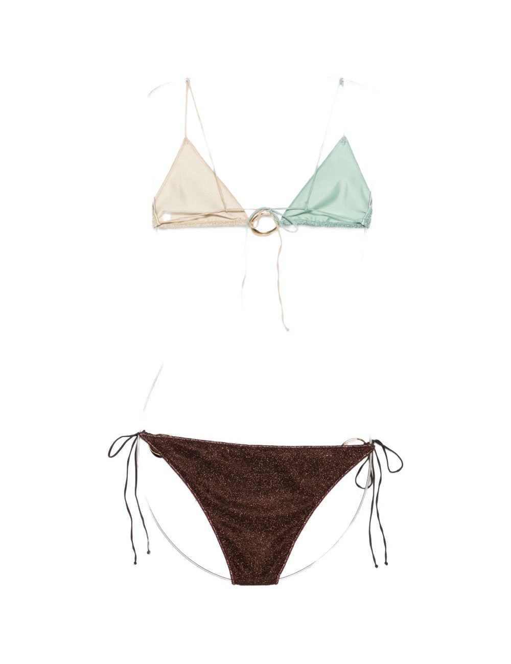 Bikini con dettaglio ad anello in multicolore Oséree - donna 