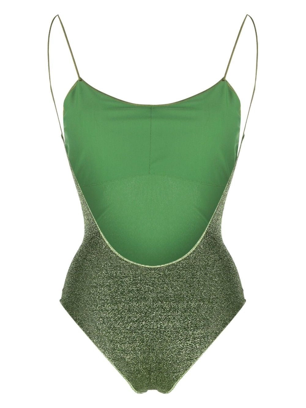 Costume da bagno con spalline sottili in verde Oséree - donna 