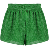 Shorts metallizzati Lumière in verde Oséree - donna 