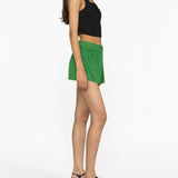 Shorts metallizzati Lumière in verde Oséree - donna 