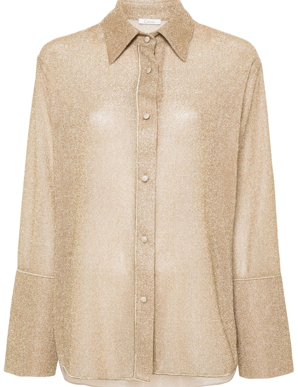 Camicia lamé in oro Oséree - donna 