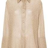 Camicia lamé in oro Oséree - donna 