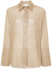 Oséree gold lamé shirt - women