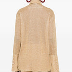 Camicia lamé in oro Oséree - donna 