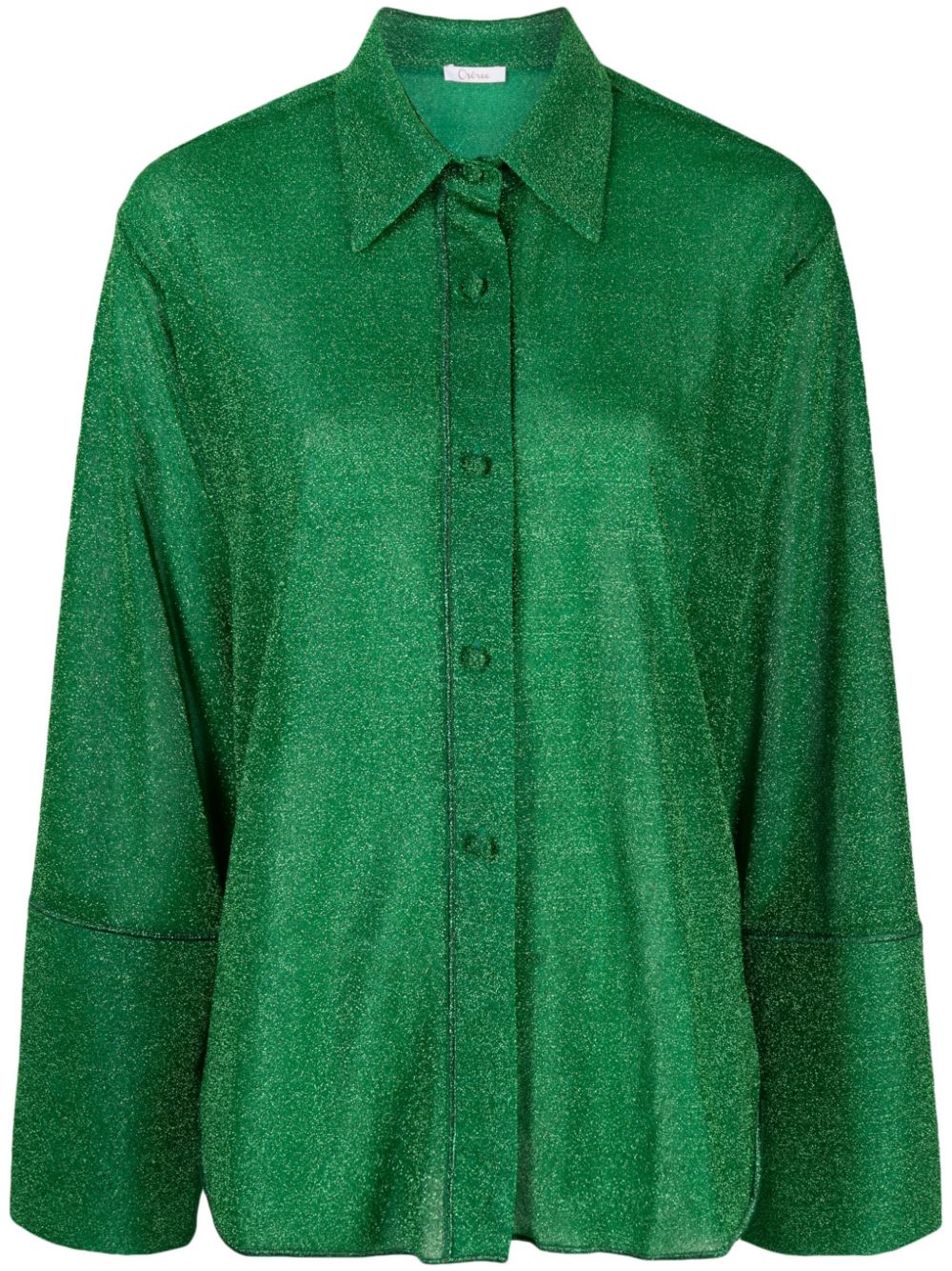 Camicia a maniche lunghe in lurex multicolore Oséree - donna 