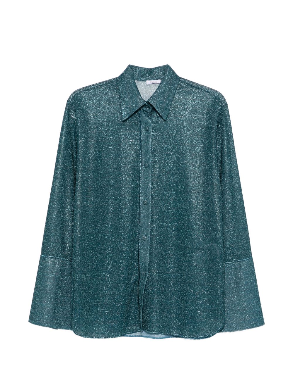 Camicia Lumiere con lurex in blu Oséree - donna 