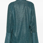 Camicia Lumiere con lurex in blu Oséree - donna 
