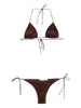 Costume da bagno a triangolo in marrone Oséree - donna
