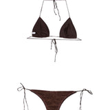 Costume da bagno a triangolo in marrone Oséree - donna 