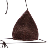 Costume da bagno a triangolo in marrone Oséree - donna 