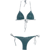 Bikini lumiere 80s  in blu Oséree - donna 