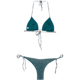 Bikini lumiere 80s  in blu Oséree - donna 