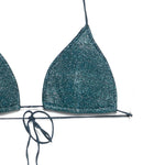 Bikini lumiere 80s  in blu Oséree - donna 