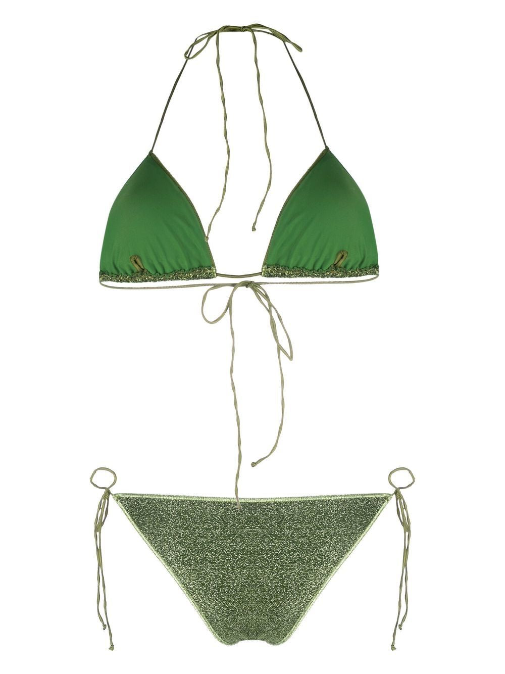 Bikini due pezzi Lumière in verde Oséree - donna 