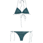 Bikini a triangolo in blu Oséree - donna 