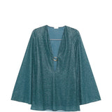 Abito a caftano lumiere in blu Oséree - donna 