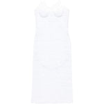 Abito in pizzo con ferretto in bianco Oséree - donna 