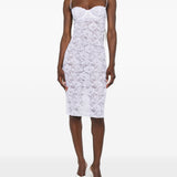 Abito in pizzo con ferretto in bianco Oséree - donna 