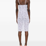 Abito in pizzo con ferretto in bianco Oséree - donna 
